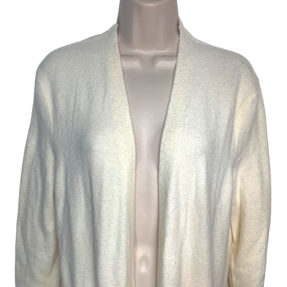 Madewell Ryder Alpaca Wool blend longline open cardigan with pockets sz S NWT - Picture 3 of 6